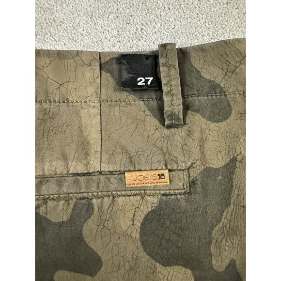 Joe's Jeans Green Camo Utility Skinny Ankle Jeans, Size 27, **1 broken Belt Loop - Picture 2 of 10
